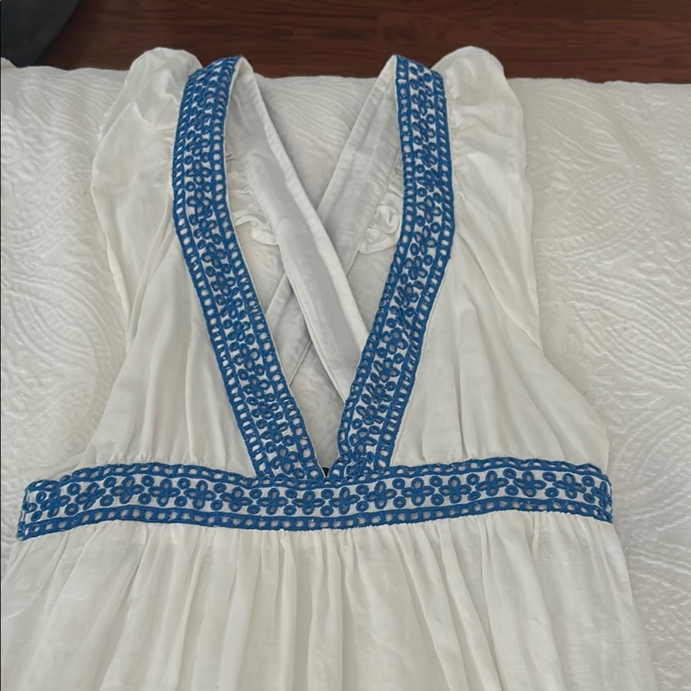 J. Crew White Maxi Dress Message Me for free ship!